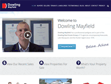 Tablet Screenshot of dowlingmayfield.com.au